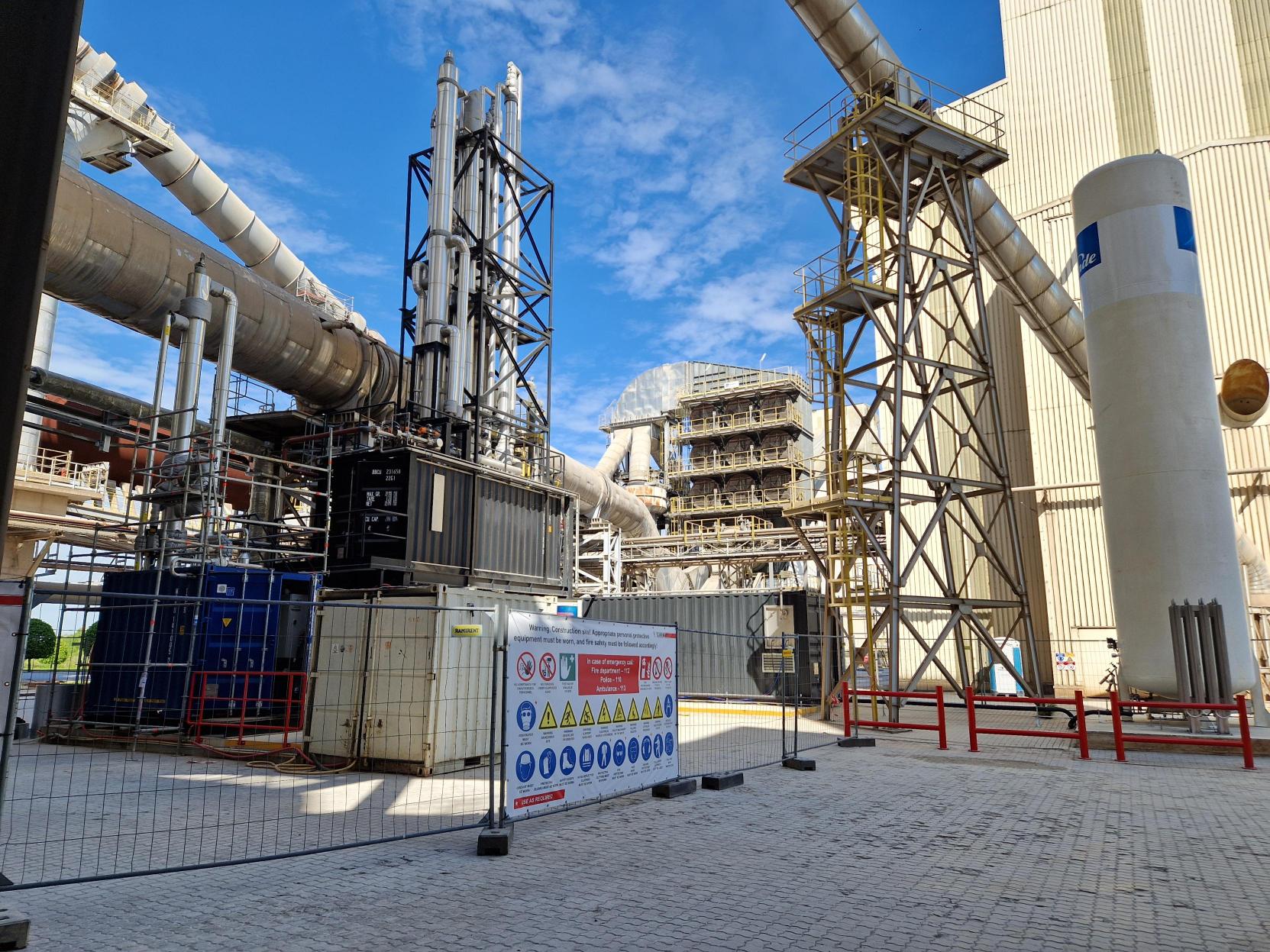 First CO2 Captured at SCHWENK Latvija Cement Plant in Brocēni